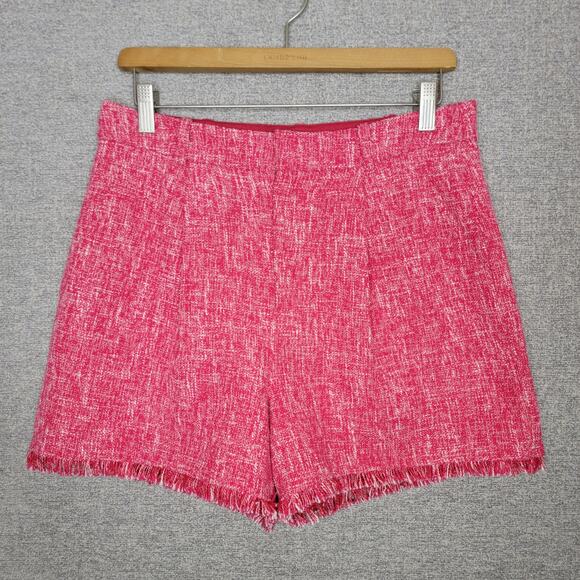 CINQ A SEPT KATRICE MELANGE KNIT SHORTS, SIZE 8 - Picture 1 of 8